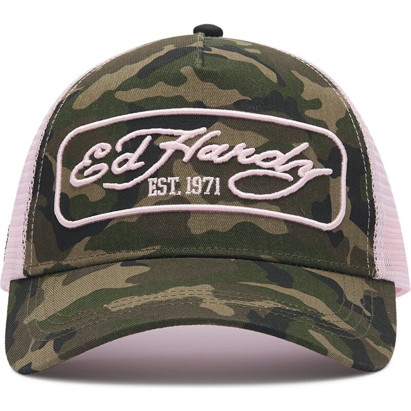kepure-islenkta-kamufliazas-snapback-rosa-1971-ed-hardy