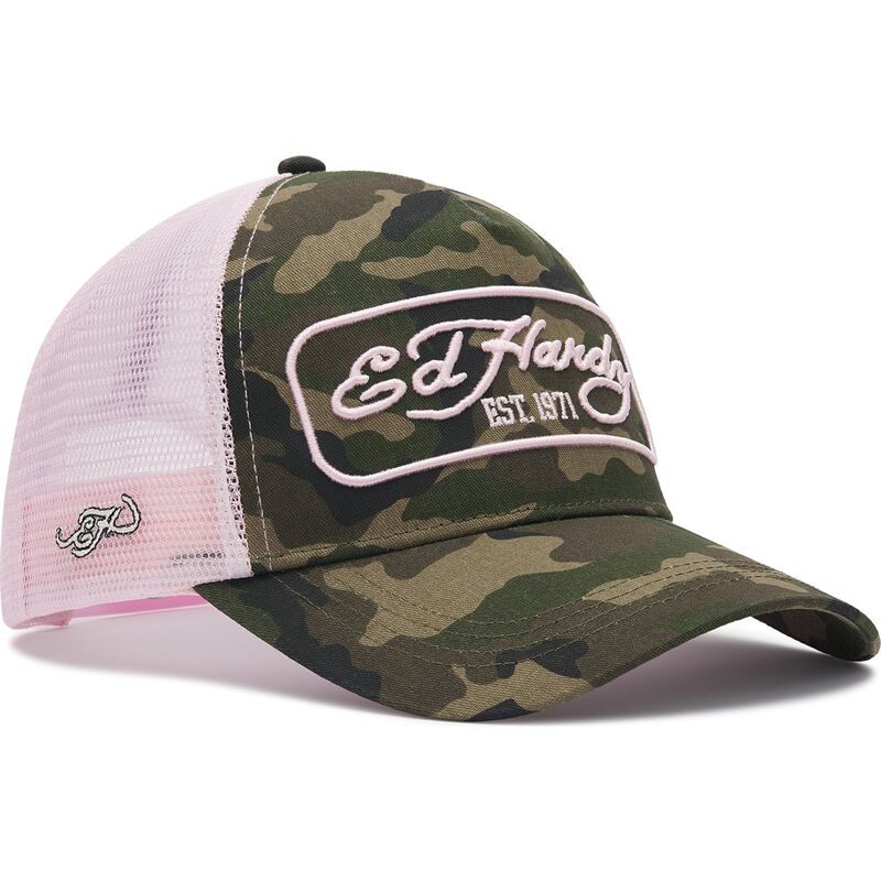 kepure-islenkta-kamufliazas-snapback-rosa-1971-ed-hardy