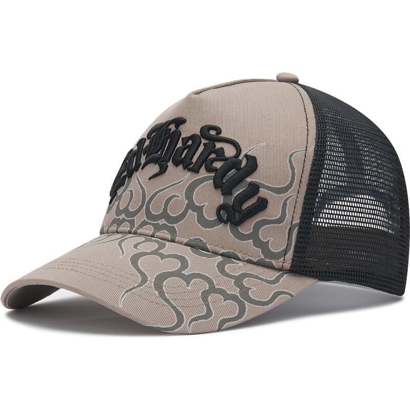 kepure-islenkta-pilka-snapback-flaming-ed-hardy
