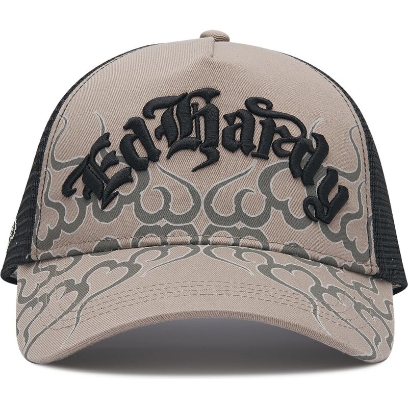 kepure-islenkta-pilka-snapback-flaming-ed-hardy