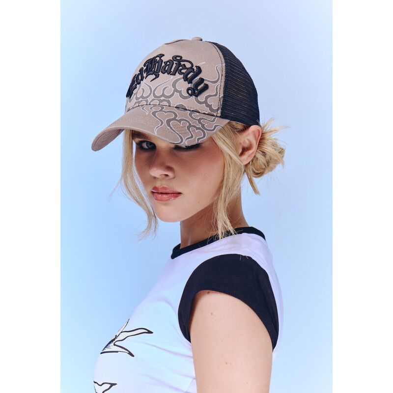 kepure-islenkta-pilka-snapback-flaming-ed-hardy