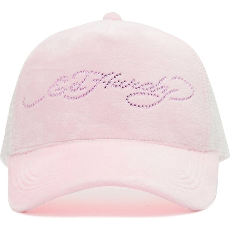 kepure-islenkta-rozine-snapback-diamante-velour-ed-hardy