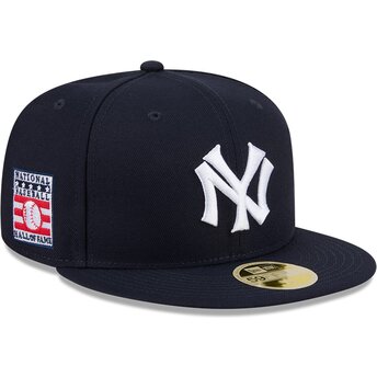 Kepurė plokščia tamsiai mėlyna priglundanti 59FIFTY Hall Of Fame New York Yankees MLB New Era