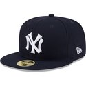 kepure-plokscia-tamsiai-melyna-priglundanti-59fifty-hall-of-fame-new-york-yankees-mlb-new-era