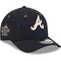 kepure-islenkta-tamsiai-melyna-snapback-9forty-m-crown-all-star-game-atlanta-braves-mlb-new-era