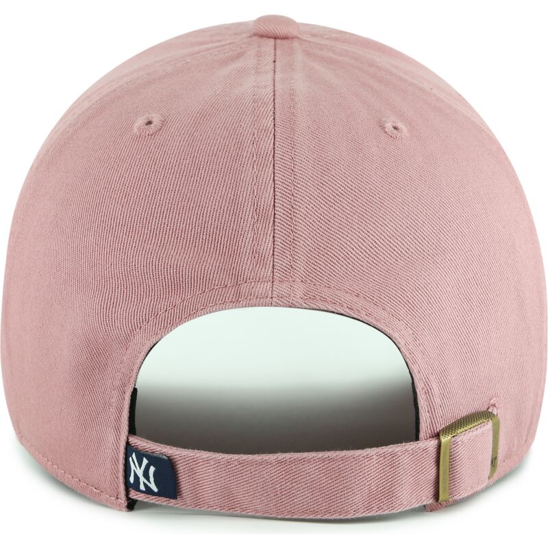 kepure-islenkta-rozine-reguliuojamas-vaikams-clean-up-icon-alt-strawberry-new-york-yankees-mlb-47-brand