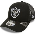 kepure-islenkta-juoda-snapback-9seventy-stretch-snap-team-las-vegas-raiders-nfl-new-era