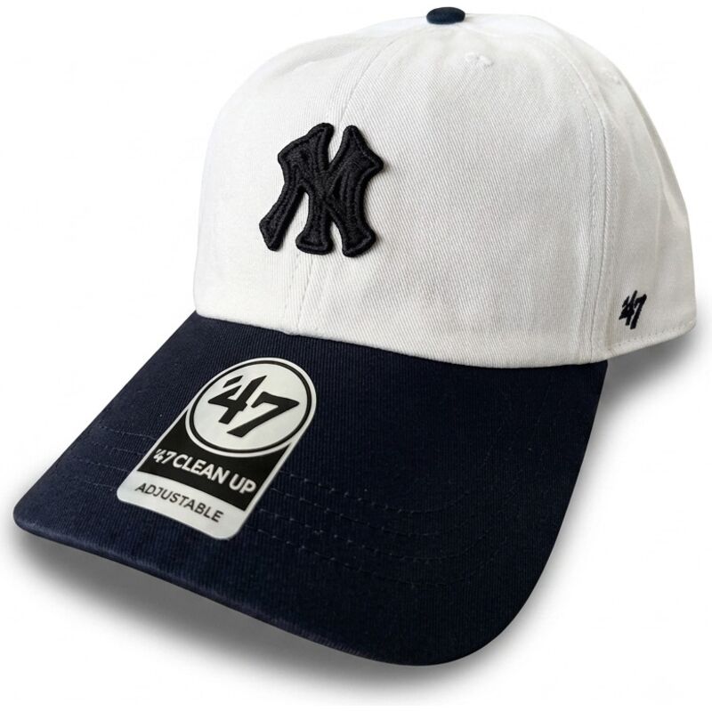 kepure-islenkta-smelio-reguliuojamas-clean-up-contemporary-two-tone-new-york-yankees-mlb-47-brand