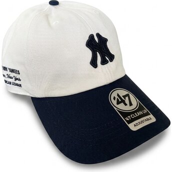 Kepurė išlenkta smėlio reguliuojamas Clean Up Contemporary Two Tone New York Yankees MLB 47 Brand