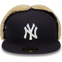 kepure-plokscia-tamsiai-melyna-priglundanti-59fifty-dogear-world-series-new-york-yankees-mlb-new-era