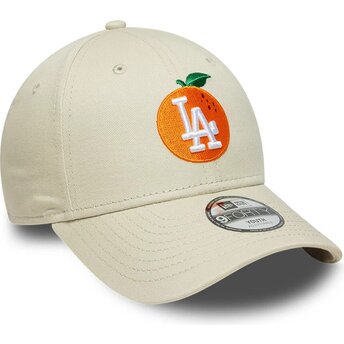 Kepurė išlenkta smėlio reguliuojamas vaikams 9FORTY Fruit Icon Orange Los Angeles Dodgers MLB New Era