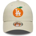 kepure-islenkta-smelio-reguliuojamas-vaikams-9forty-fruit-icon-orange-los-angeles-dodgers-mlb-new-era