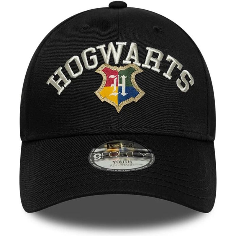 kepure-islenkta-juoda-snapback-vaikams-9forty-wordmark-hogwarts-harry-potter-new-era