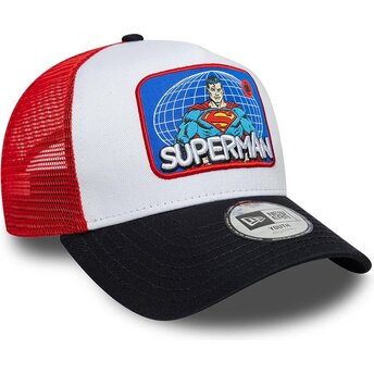 Kepurė išlenkta įvairiaspalvis snapback vaikams A Frame Patch Superman DC Comics New Era