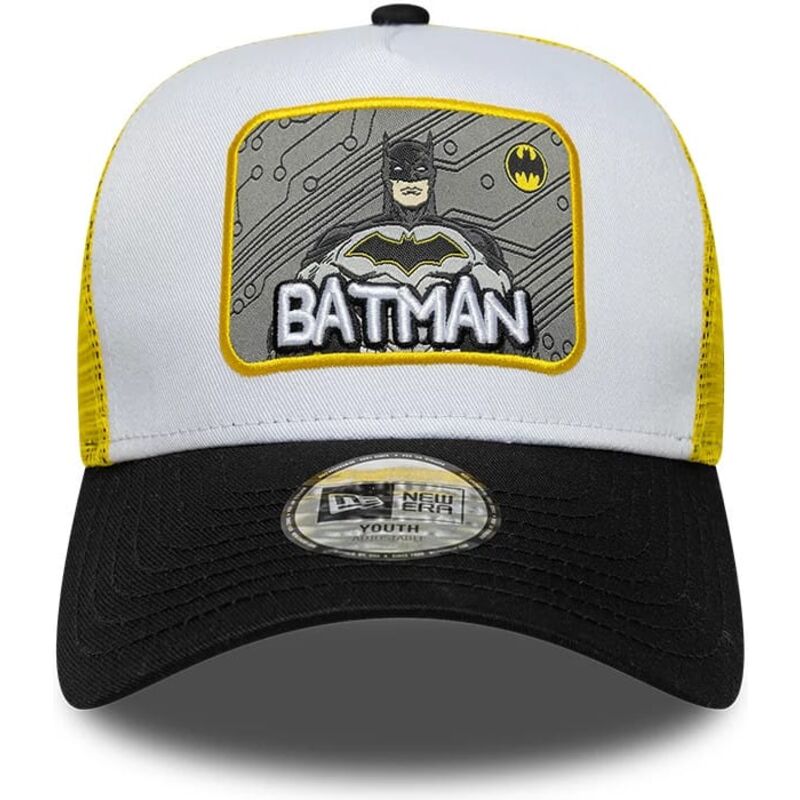 kepure-islenkta-ivairiaspalvis-snapback-vaikams-a-frame-patch-batman-dc-comics-new-era