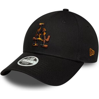 Kepurė išlenkta juoda reguliuojamas 9FORTY Tort Infill Los Angeles Dodgers MLB New Era