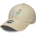 kepure-islenkta-smelio-reguliuojamas-9forty-flower-icon-los-angeles-dodgers-mlb-new-era