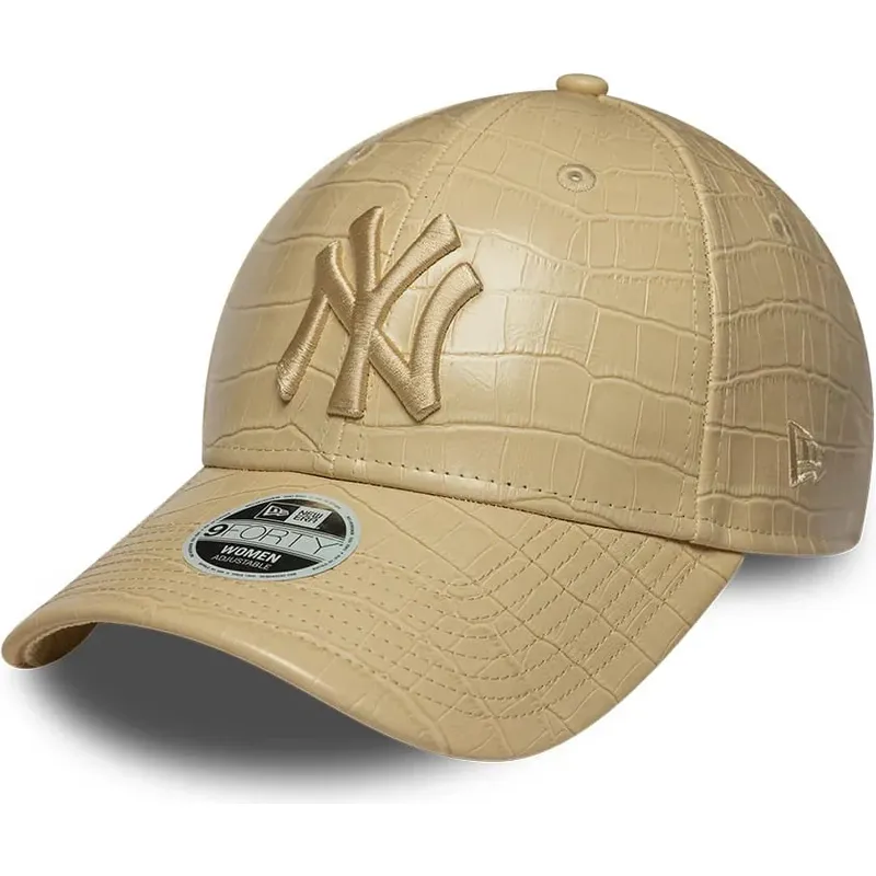kepure-islenkta-smelio-reguliuojamas-9forty-pu-pattern-new-york-yankees-mlb-new-era