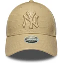 kepure-islenkta-smelio-reguliuojamas-9forty-pu-pattern-new-york-yankees-mlb-new-era