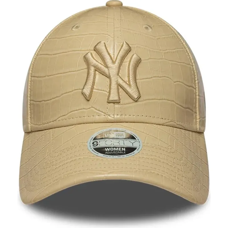 kepure-islenkta-smelio-reguliuojamas-9forty-pu-pattern-new-york-yankees-mlb-new-era