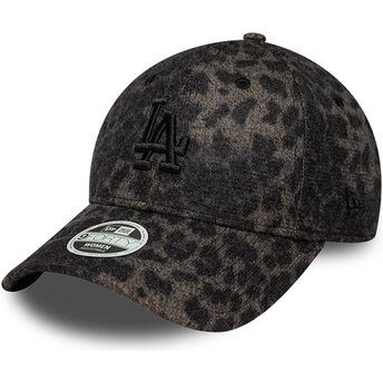 Kepurė išlenkta leopardinis reguliuojamas 9FORTY Leopard Cosy Los Angeles Dodgers MLB New Era