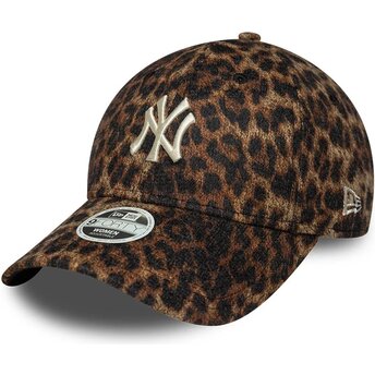 Kepurė išlenkta leopardinis reguliuojamas 9FORTY Leopard Cosy New York Yankees MLB New Era