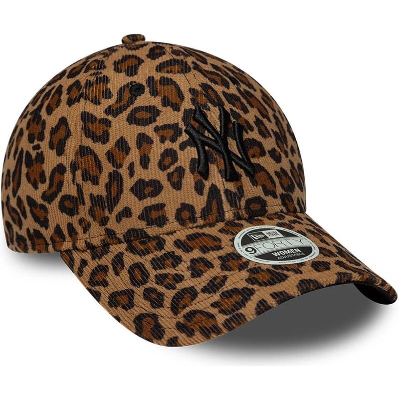 kepure-islenkta-leopardinis-reguliuojamas-9forty-leopard-cord-new-york-yankees-mlb-new-era