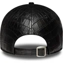 kepure-islenkta-juoda-reguliuojamas-9forty-pu-pattern-new-york-yankees-mlb-new-era