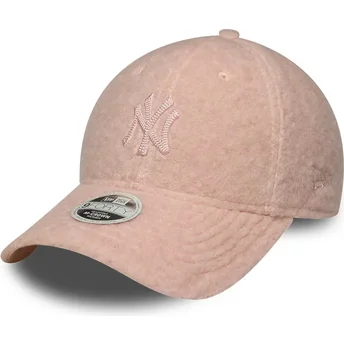Kepurė išlenkta rožinė snapback rosa 9FORTY M-Crown Winter Borg New York Yankees MLB New Era