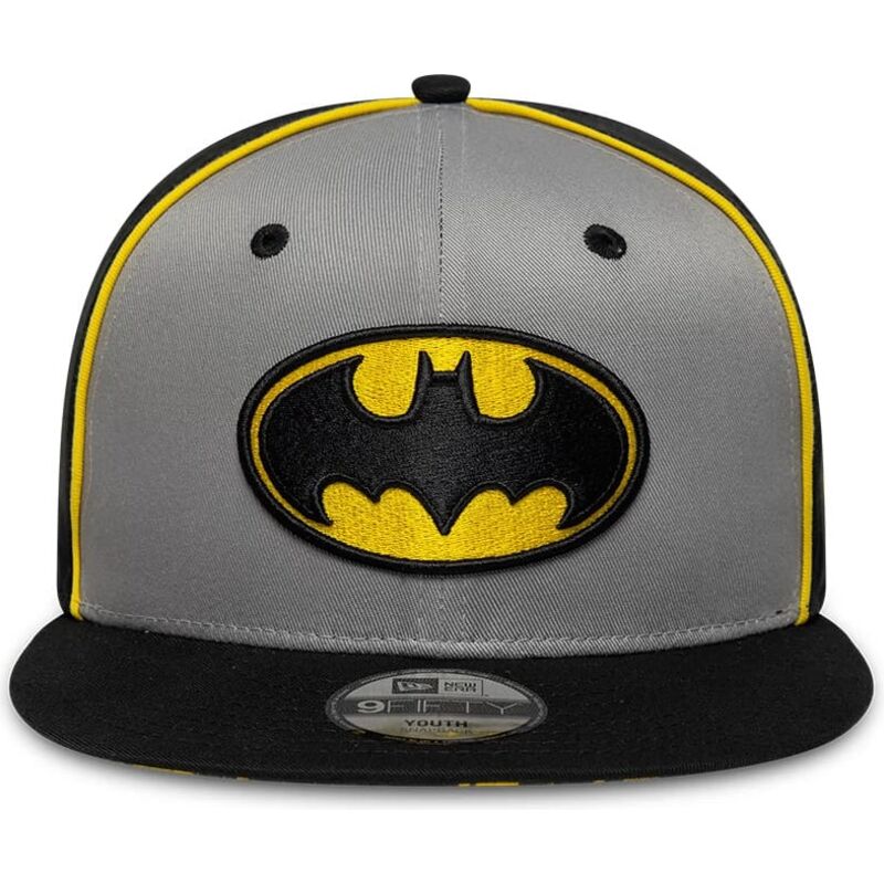 kepure-plokscia-pilka-snapback-vaikams-9fifty-piping-batman-dc-comics-new-era