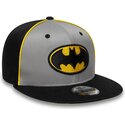 kepure-plokscia-pilka-snapback-vaikams-9fifty-piping-batman-dc-comics-new-era
