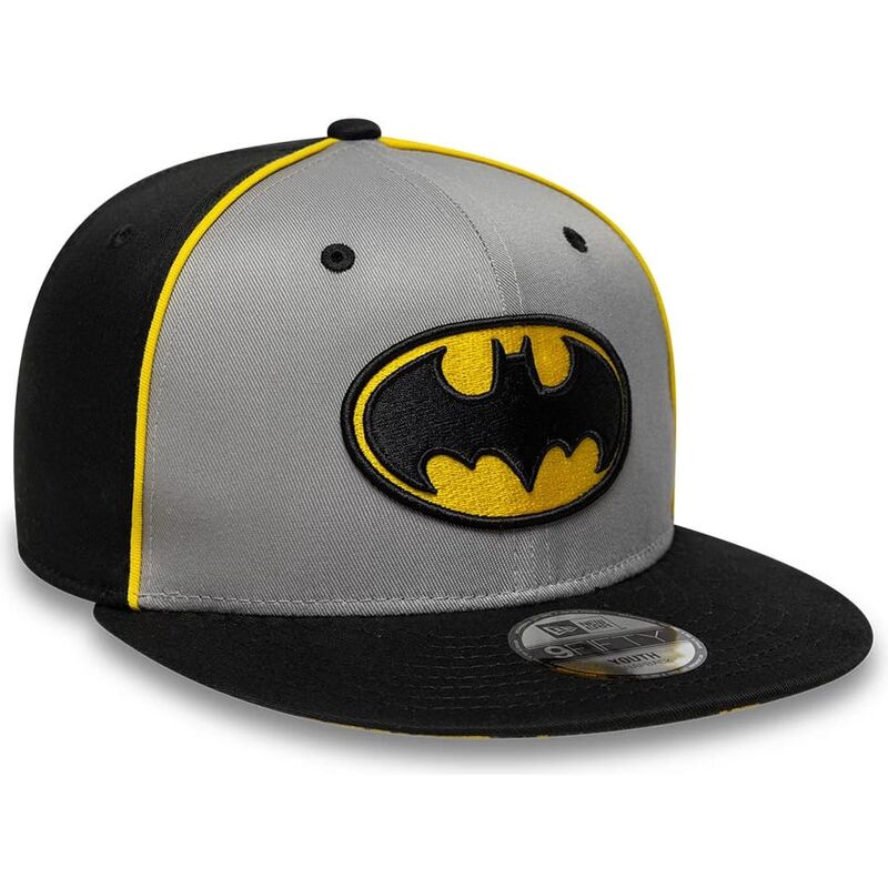 kepure-plokscia-pilka-snapback-vaikams-9fifty-piping-batman-dc-comics-new-era