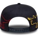 kepure-plokscia-tamsiai-melyna-snapback-vaikams-9fifty-dino-new-era