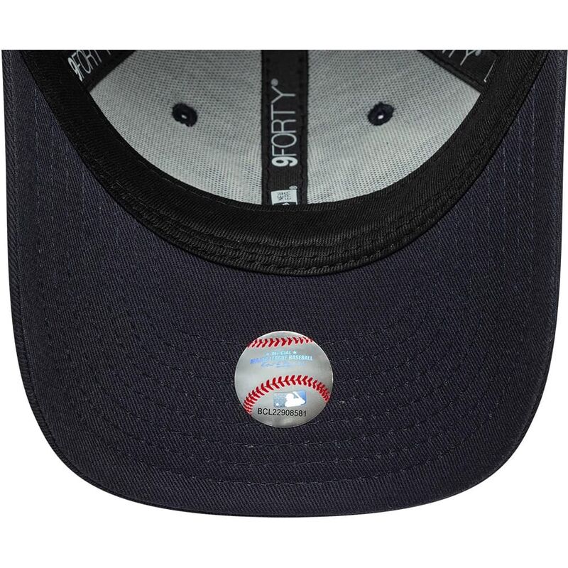 kepure-islenkta-tamsiai-melyna-reguliuojamas-vaikams-9forty-food-icon-new-york-yankees-mlb-new-era