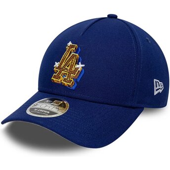 Kepurė išlenkta mėlyna snapback 9FORTY M-Crown A Frame Emblem Los Angeles Dodgers MLB New Era