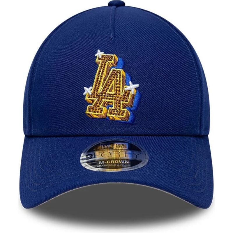 kepure-islenkta-melyna-snapback-9forty-m-crown-a-frame-emblem-los-angeles-dodgers-mlb-new-era