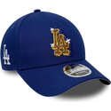 kepure-islenkta-melyna-snapback-9forty-m-crown-a-frame-emblem-los-angeles-dodgers-mlb-new-era