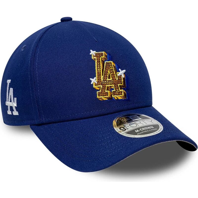 kepure-islenkta-melyna-snapback-9forty-m-crown-a-frame-emblem-los-angeles-dodgers-mlb-new-era