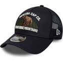kepure-islenkta-tamsiai-melyna-snapback-9forty-m-crown-a-frame-graphic-blue-ridge-mountains-new-era