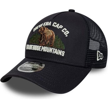 Kepurė išlenkta tamsiai mėlyna snapback 9FORTY M-Crown A Frame Graphic Blue Ridge Mountains New Era