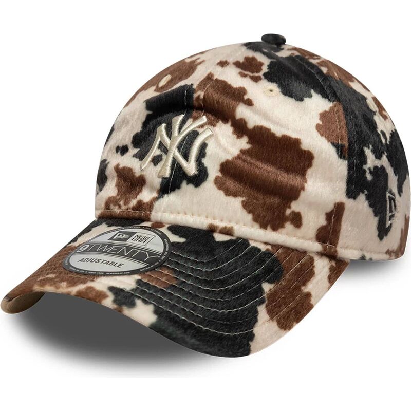 kepure-islenkta-ruda-reguliuojamas-9twenty-animal-print-new-york-yankees-mlb-new-era