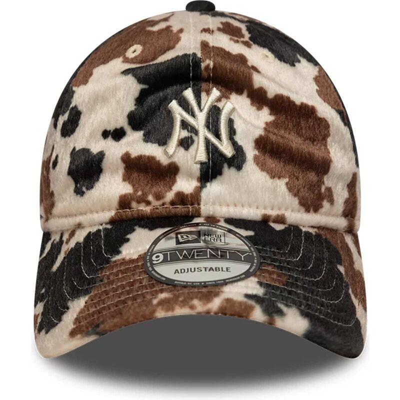 kepure-islenkta-ruda-reguliuojamas-9twenty-animal-print-new-york-yankees-mlb-new-era
