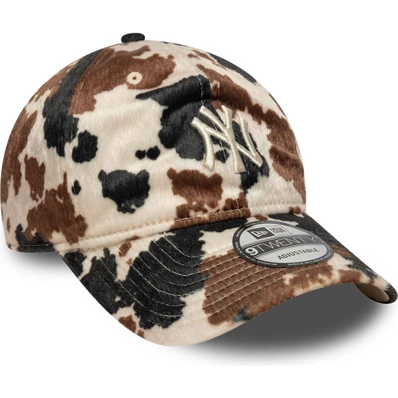 kepure-islenkta-ruda-reguliuojamas-9twenty-animal-print-new-york-yankees-mlb-new-era