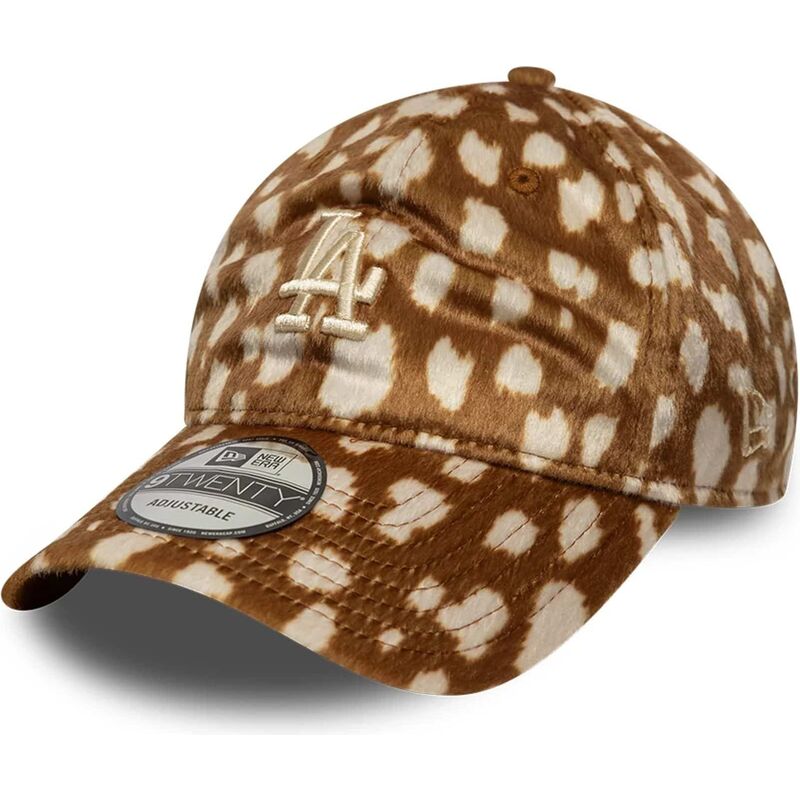 kepure-islenkta-ruda-reguliuojamas-9twenty-animal-print-los-angeles-dodgers-mlb-new-era