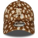 kepure-islenkta-ruda-reguliuojamas-9twenty-animal-print-los-angeles-dodgers-mlb-new-era