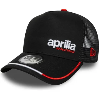 Kepurė išlenkta juoda snapback E Frame Flawless Aprilia Piaggio New Era