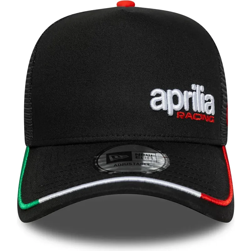 kepure-islenkta-juoda-snapback-e-frame-flawless-aprilia-piaggio-new-era
