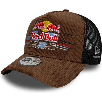 Kepurė išlenkta ruda snapback A Frame Distressed Cord Red...