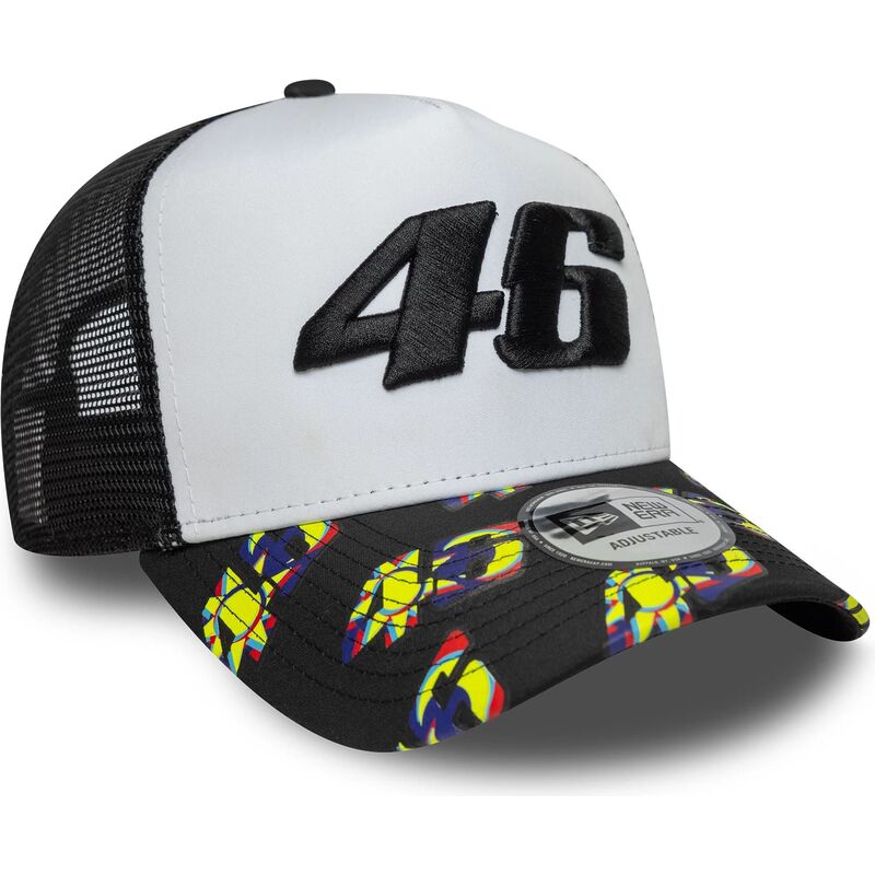 kepure-islenkta-juoda-snapback-e-frame-print-visor-valentino-rossi-vr46-motogp-new-era