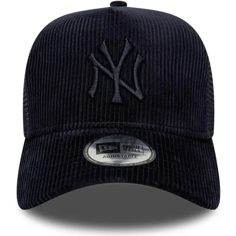 kepure-islenkta-tamsiai-melyna-snapback-a-frame-tonal-cord-new-york-yankees-mlb-new-era